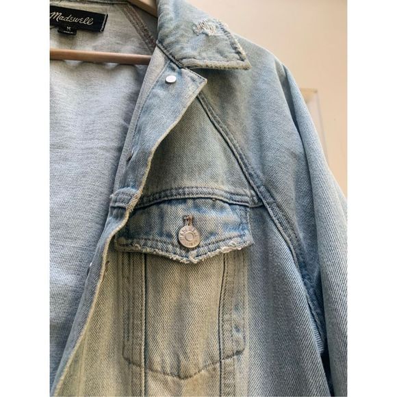 Madewell Oversized Jean Jacket size M - Picture 3 of 10